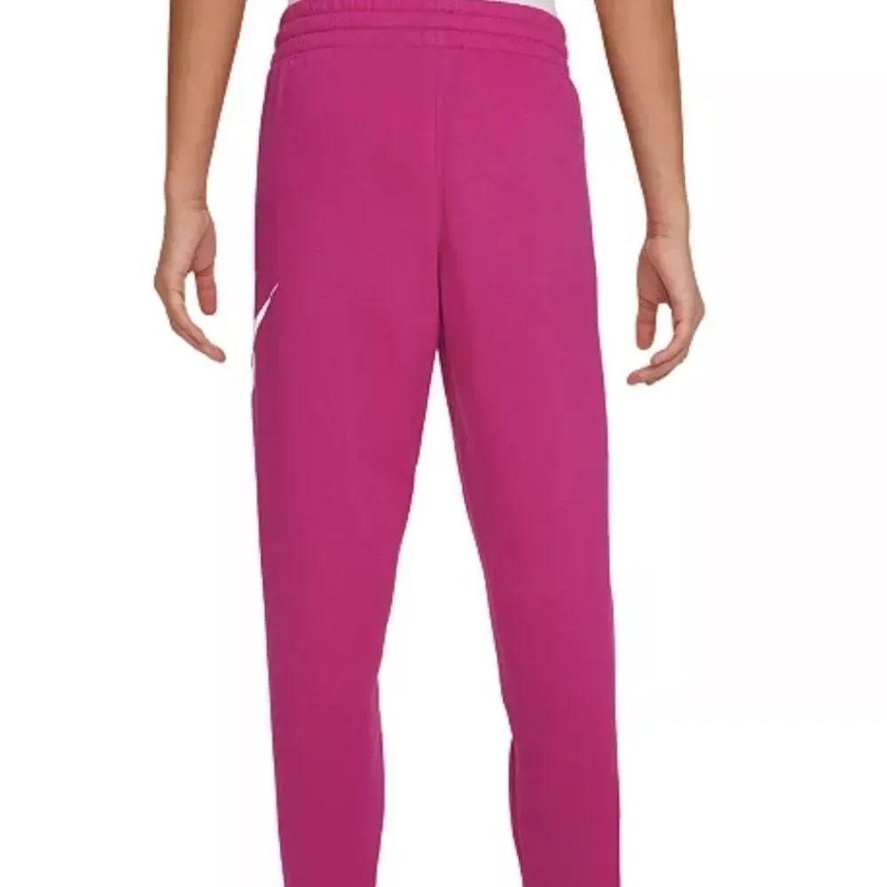 Nike Sportswear Club Jogger Kit Big Kids Club Fleece Pants - Fireberry/ white XL